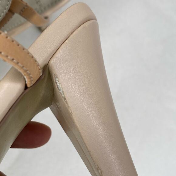 Kelsi Dagger  Hania strappy platform heels with flower embellishment sz 8.5 - Picture 5 of 12